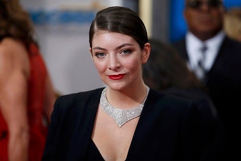 Lorde di Golden Globe Awards 2015/Reuters