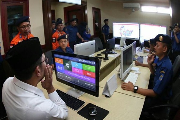  Ridwan Kamil Resmikan Command Center Tanggap Darurat Kebencanaan
