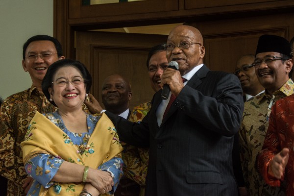  Bawa Sejumlah Menteri, Presiden Afrika Selatan Kunjungi Megawati
