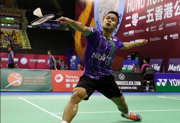  Tersingkir di Babak Pertama All England, Anthony Ginting Kalah Serangan