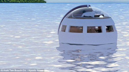  Keren, Sensasi Tidur dalam Kapsul Apung Ada di Jepang