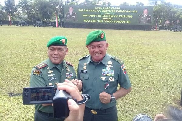  Mayjen TNI Cucu Sumantri Jabat Pangdam I Bukit Barisan