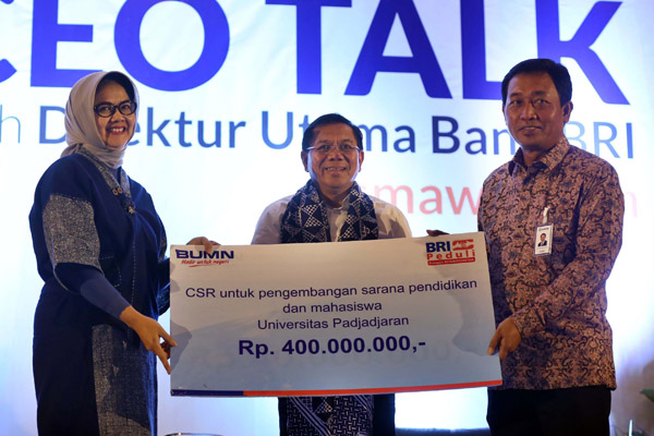  FOTO: Unpad Gelar CEO Talk Bersama Dirut Bank BRI Asmawi Syam