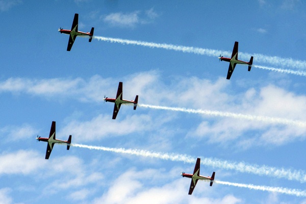  Atraksi Jupiter Aerobatic Team TNI AU