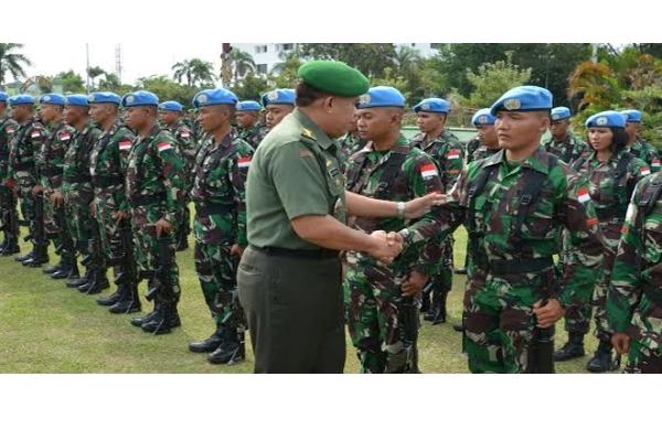  Prajurit TNI Doa Bersama di Markas FARDC di Dungu Afrika