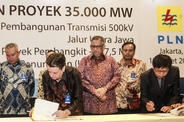  PLN Teken Kontrak Rp21,1 Triliun