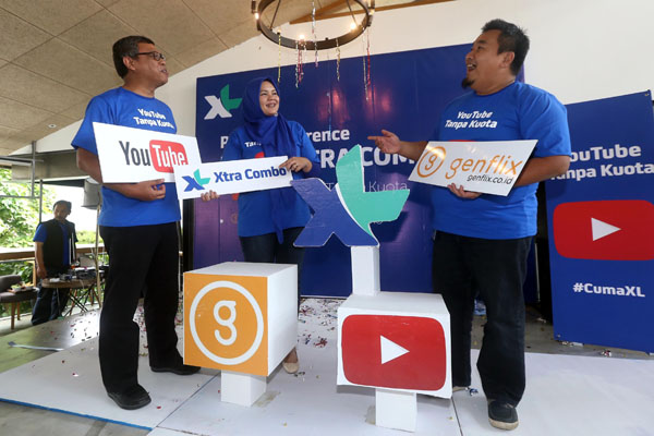  FOTO: XL Tawarkan Paket Untuk Nonton Video Tanpa Kuota