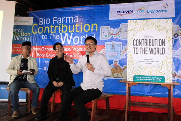  FOTO: Bio Farma Luncurkan Buku Contribution Bio Farma To The World