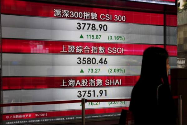  BURSA CHINA: Ditopang Saham Konsumen, Indeks Shanghai Ditutup Menguat