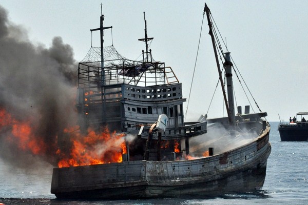  17 Kapal Ikan Vietnam Acak-Acak Laut Indonesia, Ditangkap