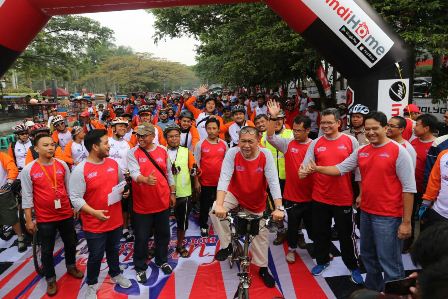  Fun Bike Jadi Penutup HUT Sekar Telkom