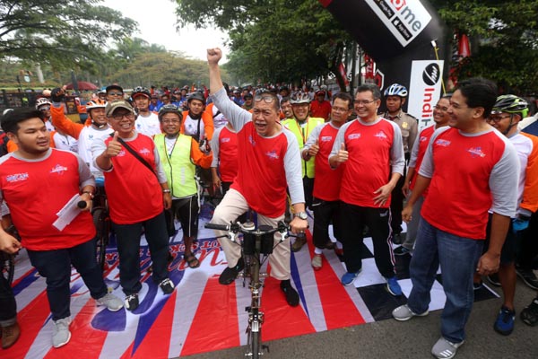  FOTO: Hari Jadi ke-17 Sekar Telkom Gelar Fun Bike