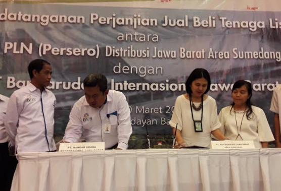  BIJB-PLN Teken Kerja Sama Jual Beli Listrik Bandara Kertajati