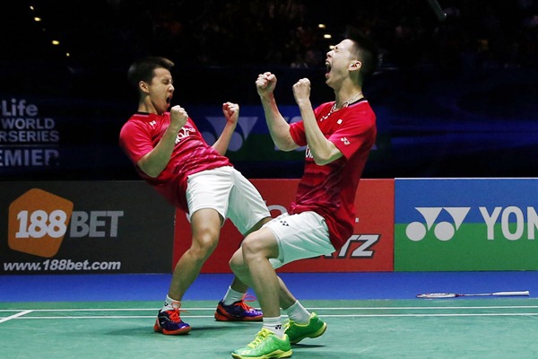  Hasil India Terbuka: Kevin/Marcus Melaju, Berry/Hardianto Kandas