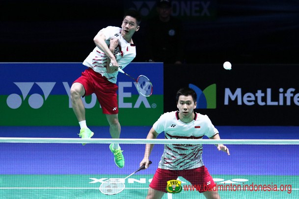  Hasil India Terbuka: Marcus/Kevin ke Perempat Final