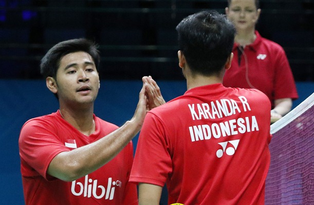  Hasil India Terbuka: Angga/Ricky ke Semifinal, Tommy Kandas