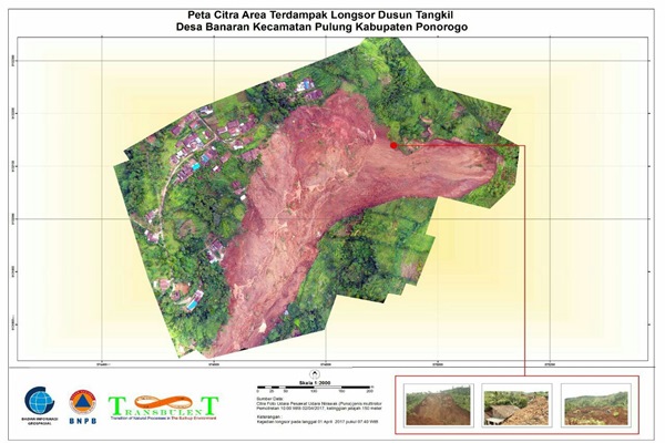  BNPB Manfaatkan Drone, Ini Hasil Sementara Evakuasi Longsor Ponorogo