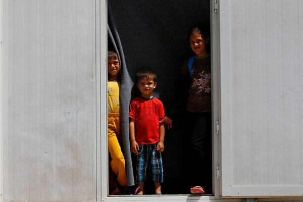 Anak-anak pengungsi Suriah di penampungan Turki/Reuters