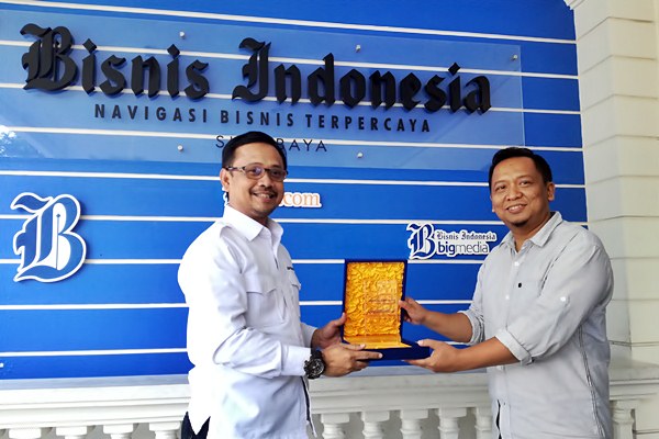  Asperindo Jatim Kunjungi Bisnis Indonesia