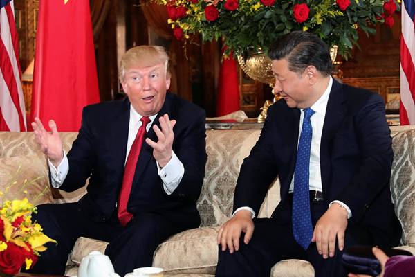 Nada Persahabatan Warnai Tatap Muka Pertama Trump-Xi Jinping