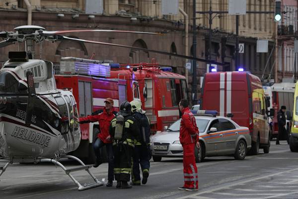  Bom Saint Petersburg, Rusia Tangkap 8 Orang