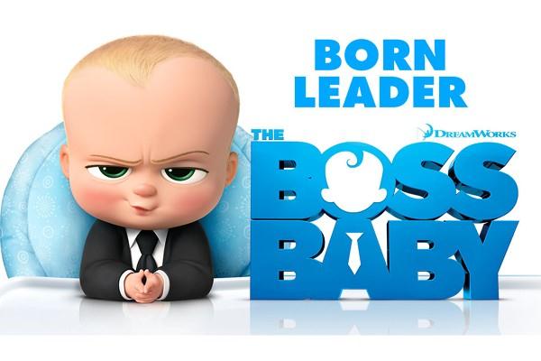 Poster film animasi The Boss Baby (2017) garapan sutradara Tom McGrath yang antara lain dibintangi oleh Alec Baldwin, Steve Buscemi, dan Jimmy Kimmel./DreamWorks Animation