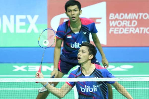  Hasil Singapura Open 2017: Rian/Fajar Sukses Kalahkan Liu/Zhang