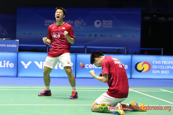  Hasil Singapura Open 2017: Kevin/Marcus Menang Lagi