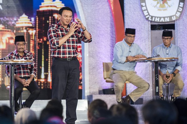  Begini Serunya Debat Ahok Vs Anies Soal Reklamasi