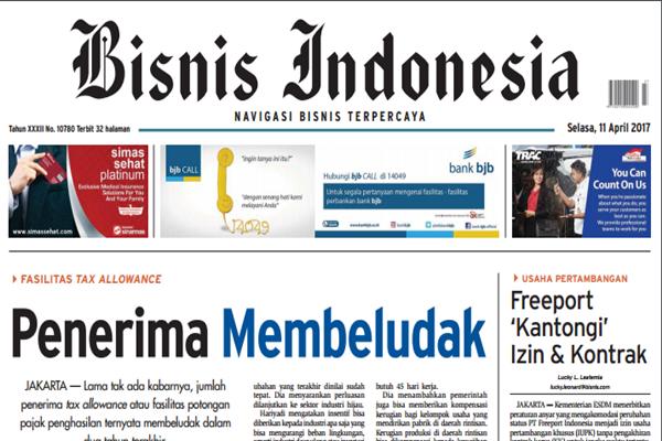  Bisnis Indonesia 13 April 2017, Seksi Utama: Bank Pikir-Pikir
