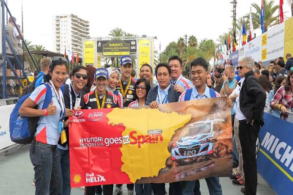  Hyundai Ajak Konsumen Saksikan Rally Mobil di Spanyol