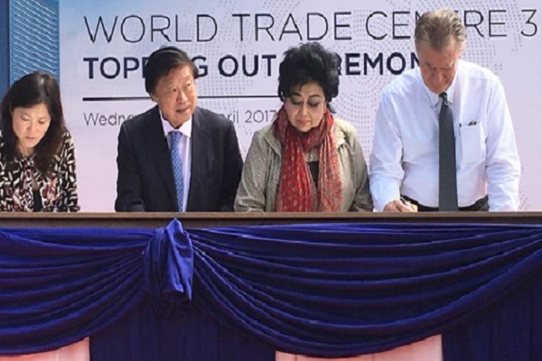  Proyek WTC 3 Tutup Atap, Selesai pada Awal 2018