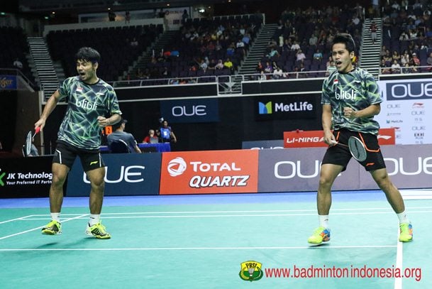  Hasil Singapura Open 2017: Kalahkan Goh/Tan, Berry/Hardianto ke Semifinal