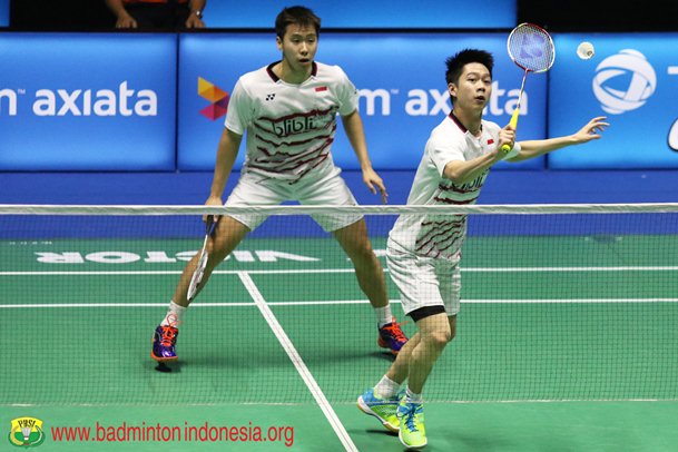  Ini Penyebab Kevin/Marcus Gagal ke Final Singapura Open 2017