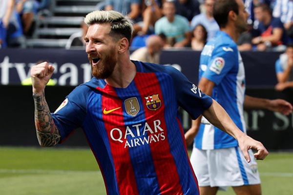  Babak I, Barca vs Sociedad 3-2, Messi 2 Gol