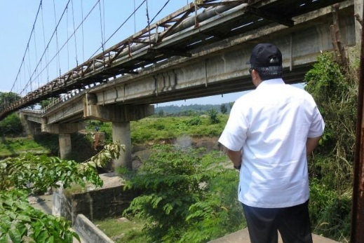  Perbaikan Pilar Jembatan Cipamingkis, BMTR Siapkan Anggaran Rp7 Miliar