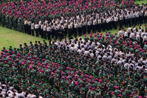  PILGUB DKI 2017 : TNI Bantu Polri Amankan Pencoblosan