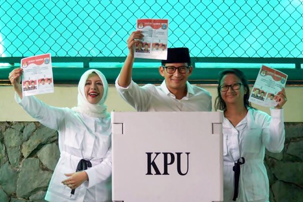  HASIL PILKADA DKI 2017: Ibunda Sandiaga Pasrah