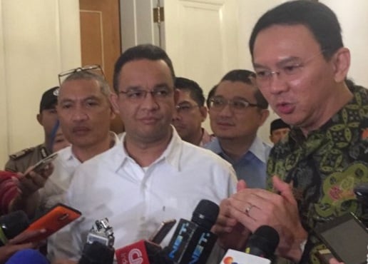  Anies Bertemu Ahok di Balai Kota