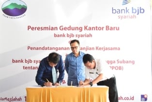  BJB Syariah Gandeng PDAM Tirta Rangga Lakukan PPOB