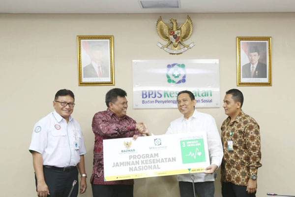  BPJS Kesehatan Gandeng BAZNAS Bantu Dhuafa