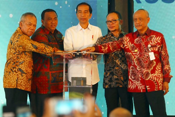  Presiden Jokowi Resmikan Pembangunan Rusunami