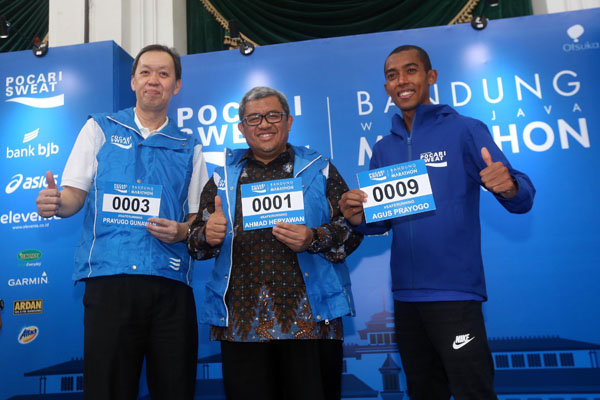  FOTO: Pocari Sweat Gelar Lomba Marathon Pertama di Kota Bandung