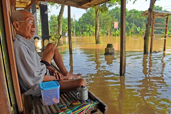  Banjir Bandang Terjang Desa Sambungrejo Magelang