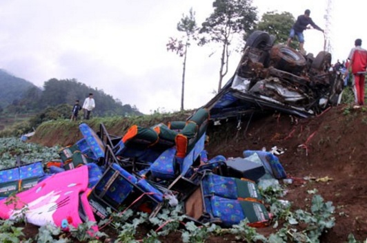  Kecelakaan Maut Kembali Terjadi di Jalur Puncak Hari Ini