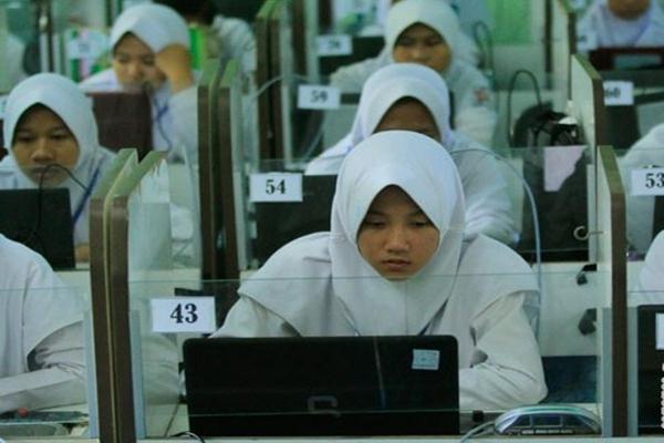  UNBK SMP 2017 : Bengkulu, Jaringan Internet Sempat Putus