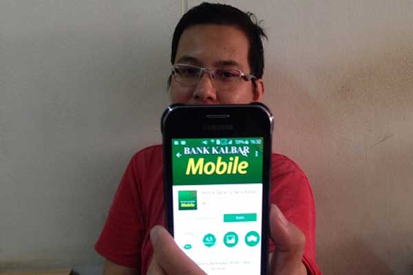  Pengguna Aplikasi Mobile Banking Bank Kalbar Capai 3.000-an