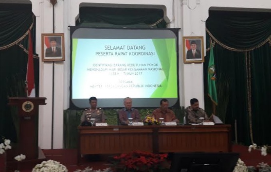  Mendag Pimpin Rakor Identifikasi Harga Sembako di Gedung Sate