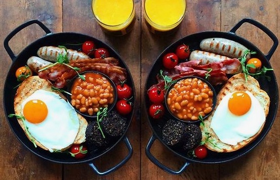 Traditional English Breakfast/Pinterest