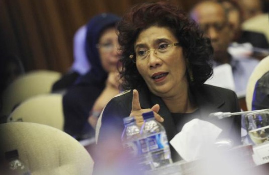 Menteri Kelautan dan Perikanan Susi Pudjiastuti/Bisnis